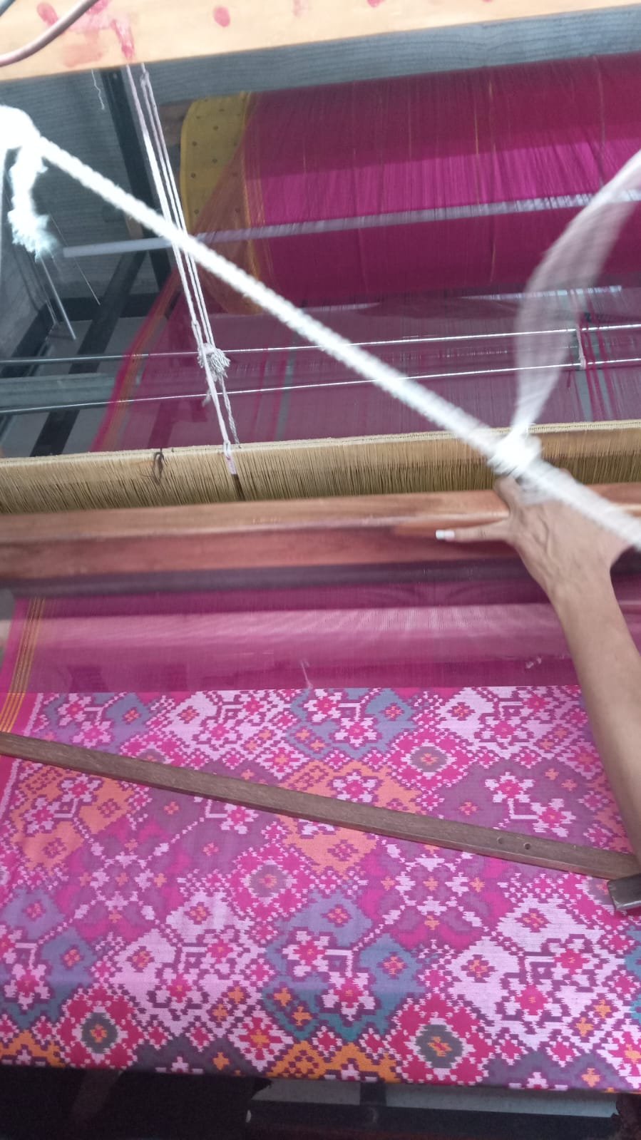 Patola saree making